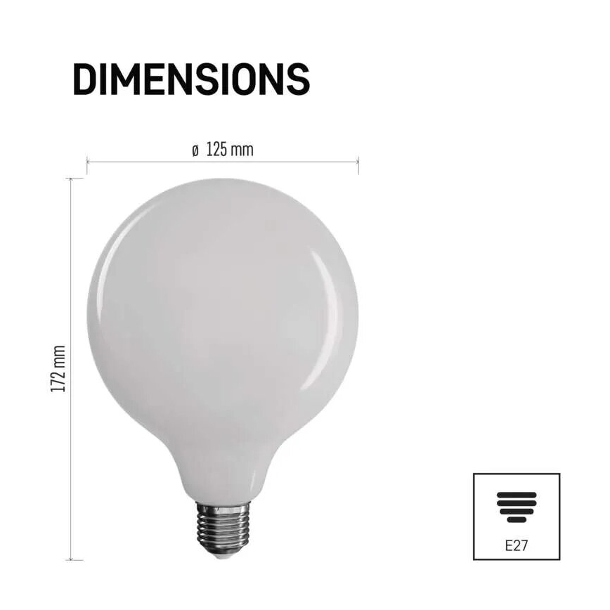 LED-Lampe FILAMENT E27/18W/230V 2700K