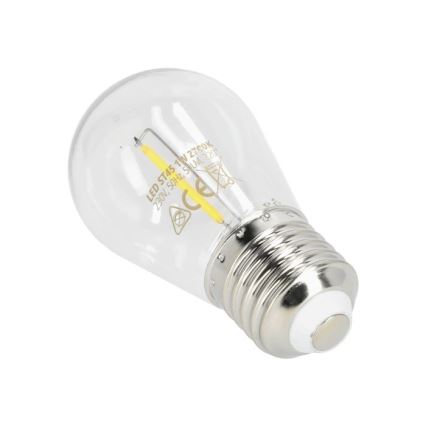 LED-Lampe FILAMENT ST45 E27/1W/230V 2700K