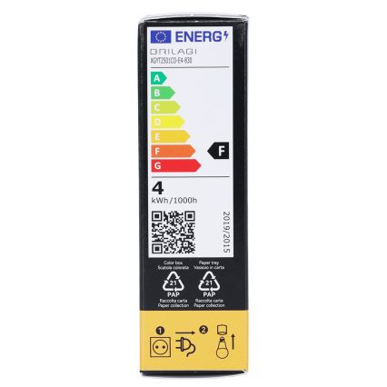 LED-Lampe FILAMENT T25 E14/4W/230V 3000K - BRILAGI