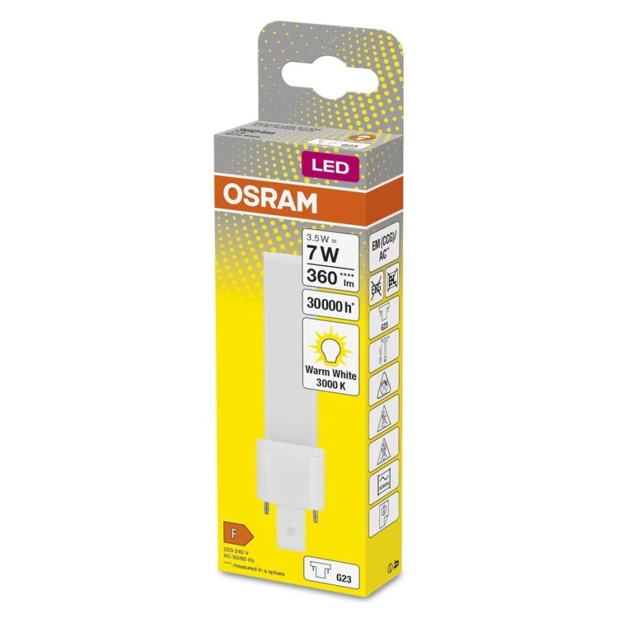 LED-Lampe G23/3,5W/230V 3000K - Osram