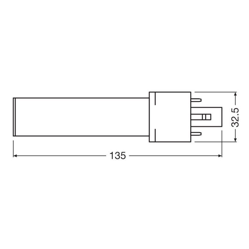LED-Lampe G23/3,5W/230V 3000K - Osram