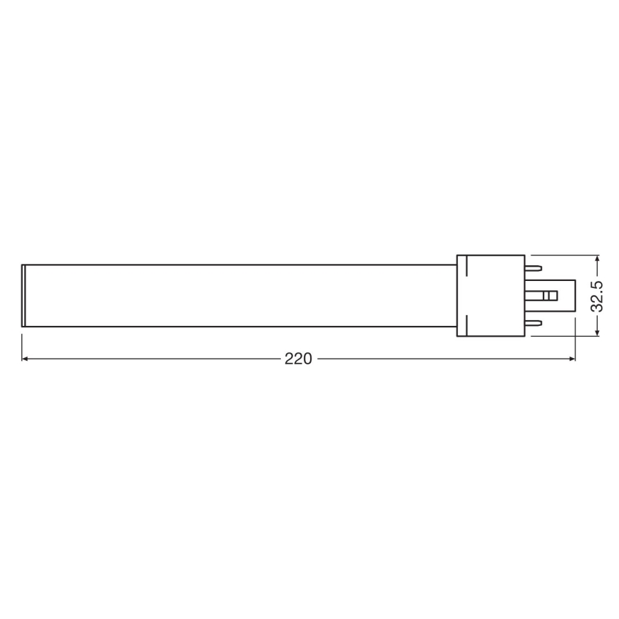 LED-Lampe G23/6W/230V 4000K - Osram