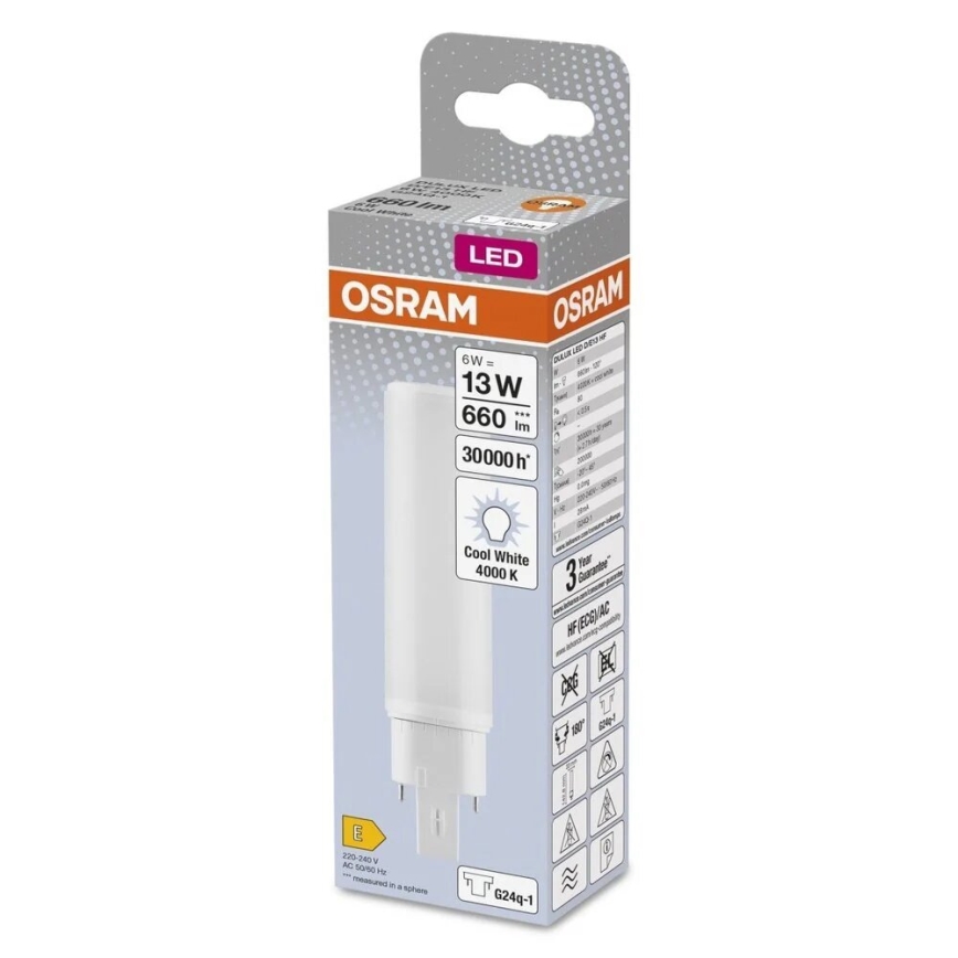 LED-Lampe G24q-1/6W/230V 4000K - Osram