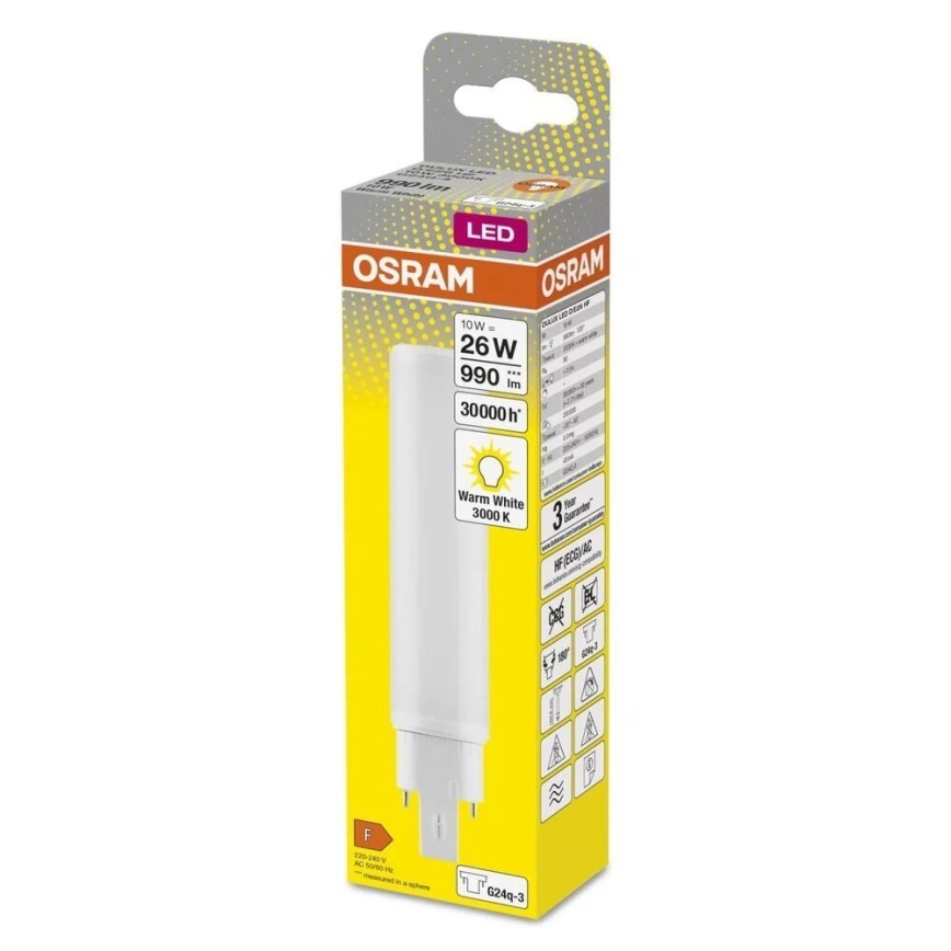 LED-Lampe G24q-3/10W/230V 3000K - Osram