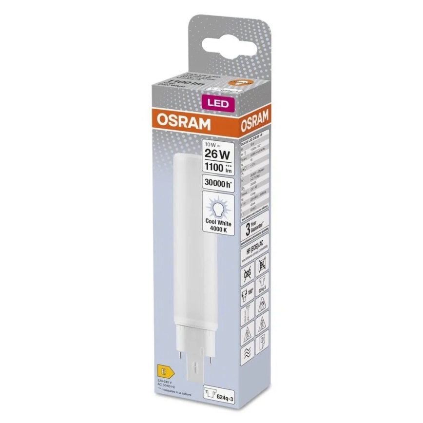 LED-Lampe G24q-3/10W/230V 4000K - Osram