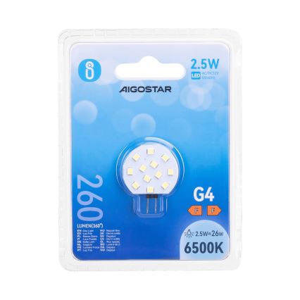 LED-Lampe G4/2,5W/12V 6500K - Aigostar