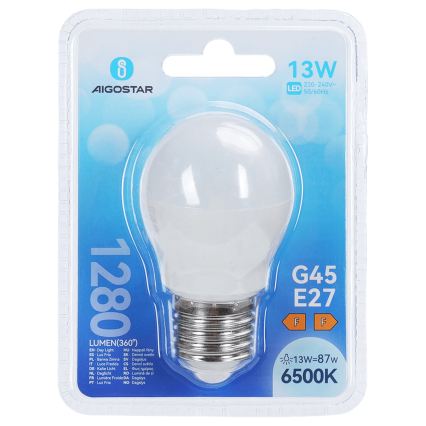 LED-Lampe G45 E27/13W/230V 6500K - Aigostar