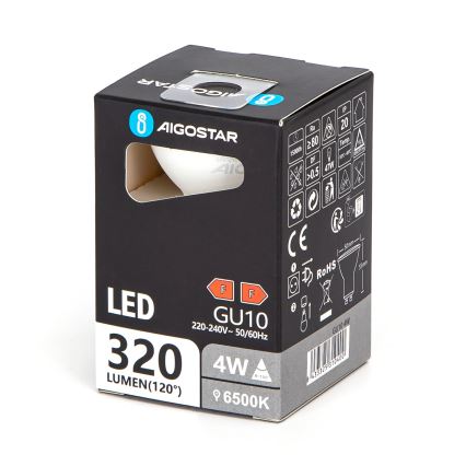 LED-Lampe GU10/4W/230V 6500K - Aigostar