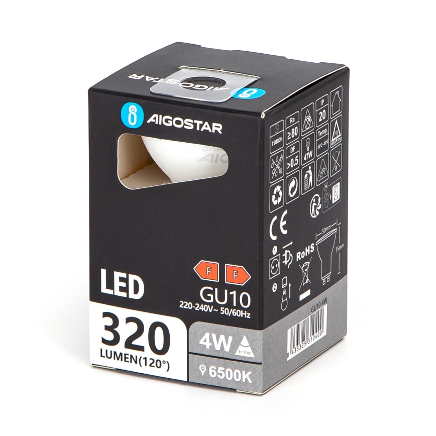 LED-Lampe GU10/4W/230V 6500K - Aigostar