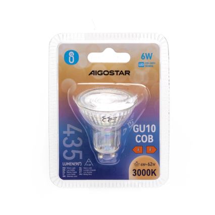 LED-Lampe GU10/6W/230V 3000K - Aigostar