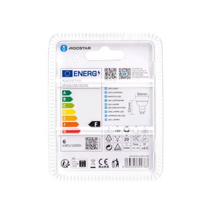 LED-Lampe GU10/6W/230V 3000K - Aigostar