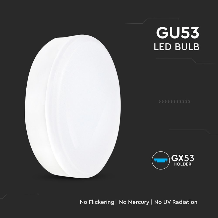 LED-Lampe GX53/6,4W/230V 3000K