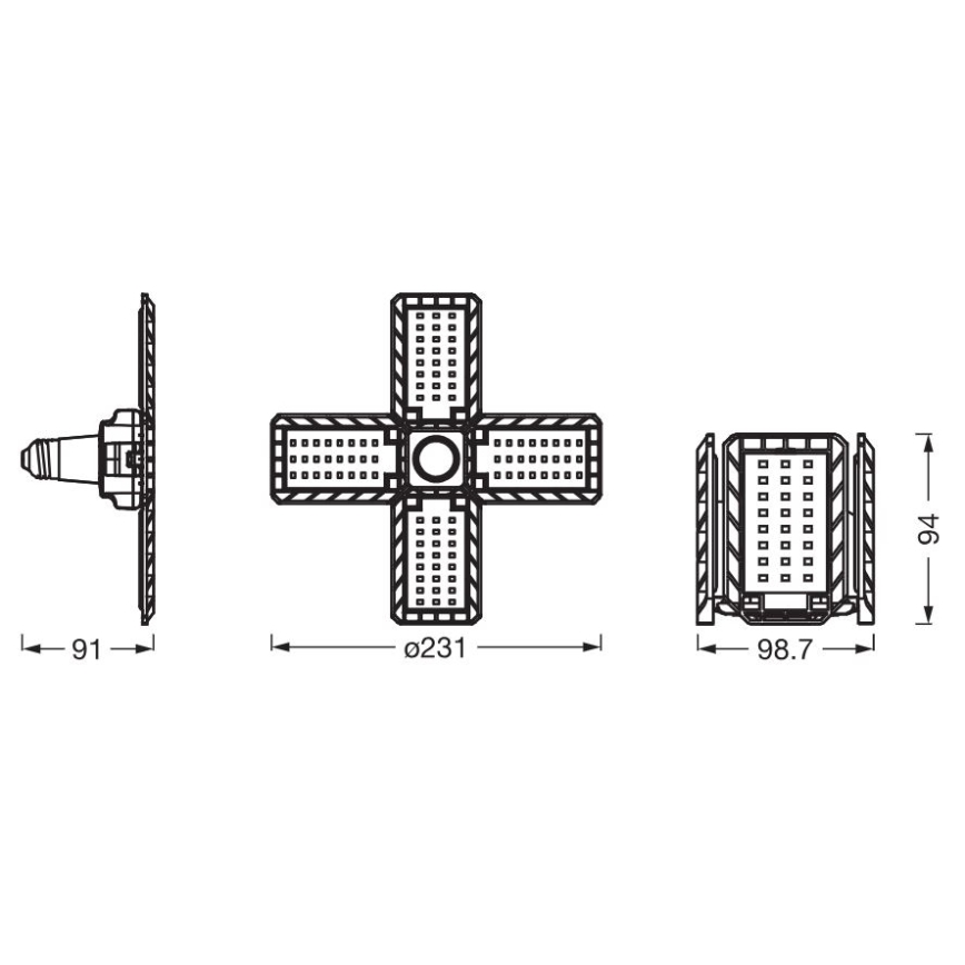 LED-Lampe HIGHBAY E27/23W/230V 4000K - Ledvance