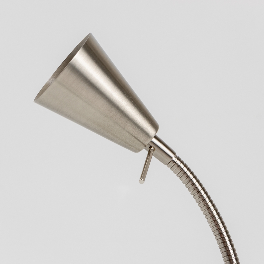 LED-Lampe mit Clip 1xGU10/4,7W/230V mattchrom