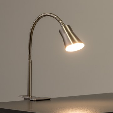 LED-Lampe mit Clip LED/3,2W/230V mattchrom