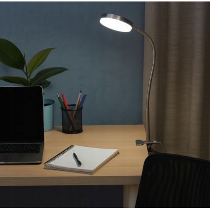 LED-Lampe mit Clip LED/3,2W/230V mattchrom