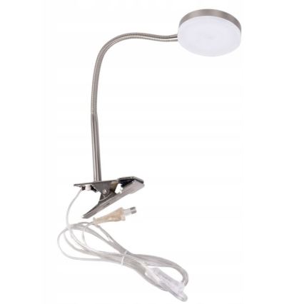LED-Lampe mit Clip LED/3,2W/230V mattchrom