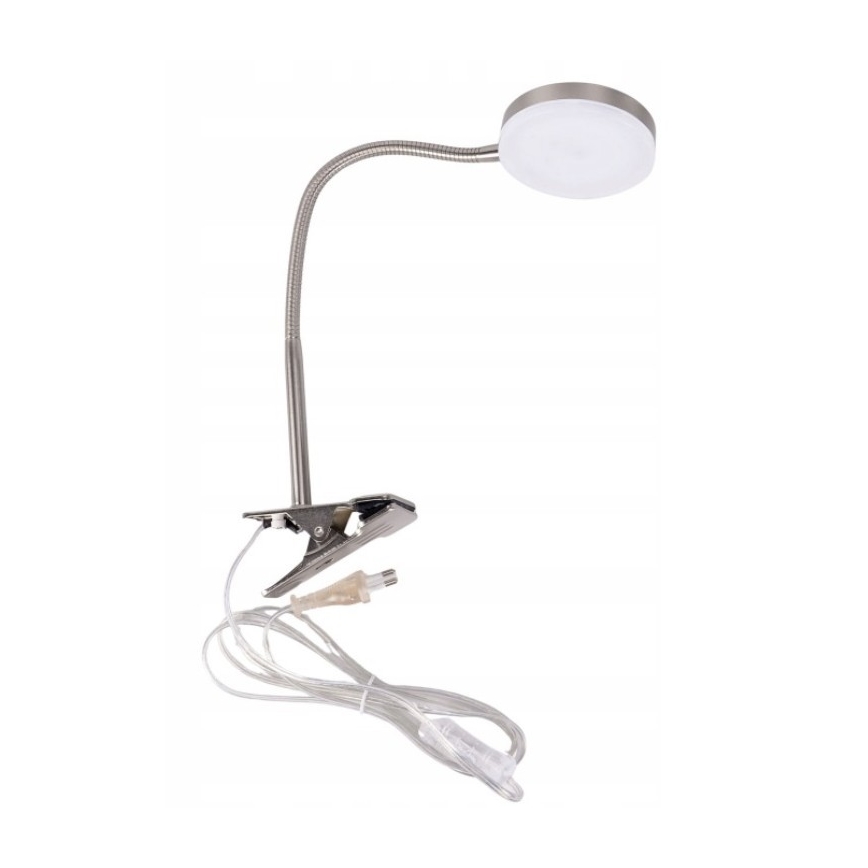 LED-Lampe mit Clip LED/3,2W/230V mattchrom