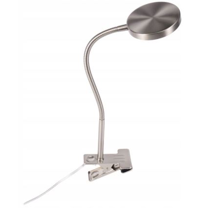 LED-Lampe mit Clip LED/3,2W/230V mattchrom