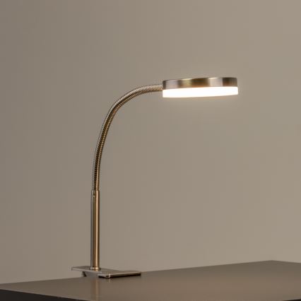 LED-Lampe mit Clip LED/3,2W/230V mattchrom