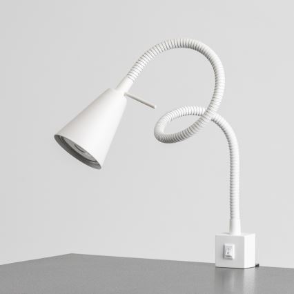 LED-Lampe mit Klemme 1xGU10/4,7W/230V weiß
