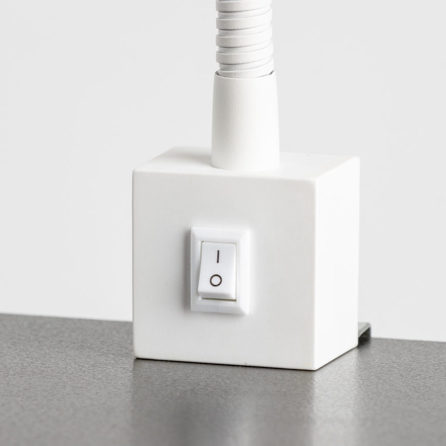 LED-Lampe mit Klemme 1xGU10/4,7W/230V weiß