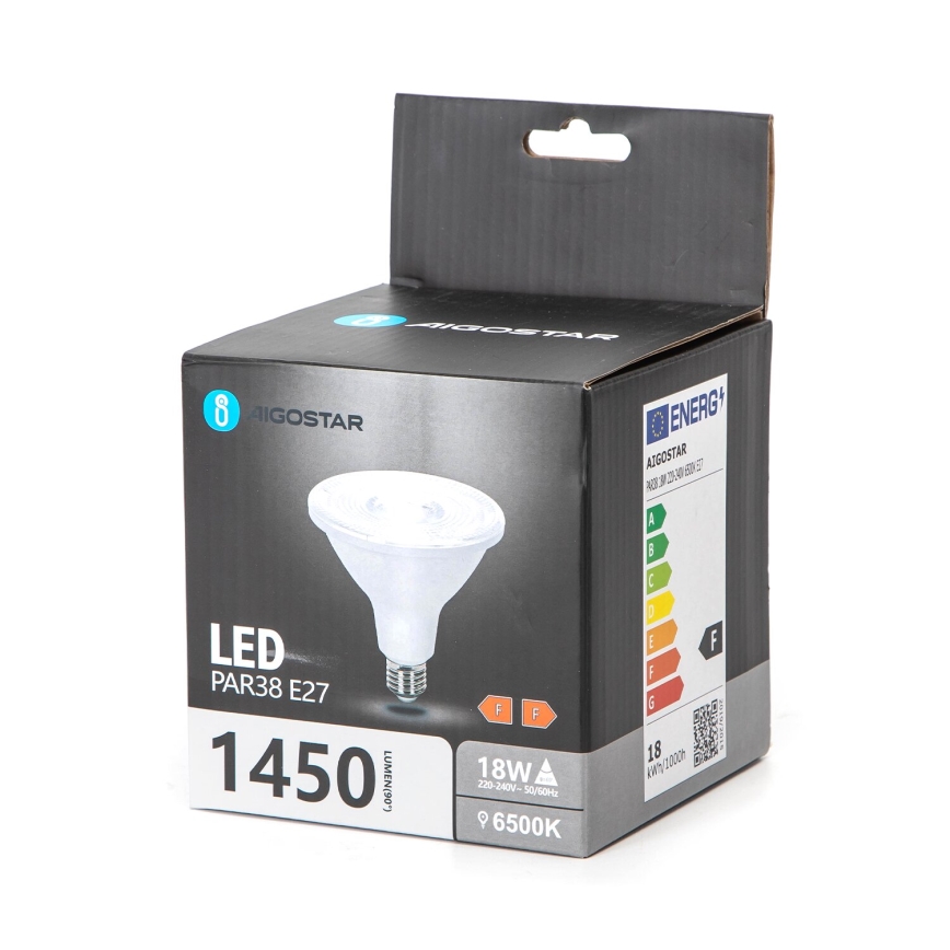 LED-Lampe PAR38 E27/18W/230V 6500K - Aigostar