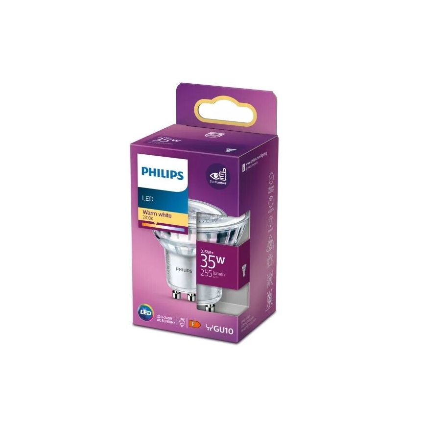 LED-Lampe Philips PAR16 GU10/3,5W/230V 2700K