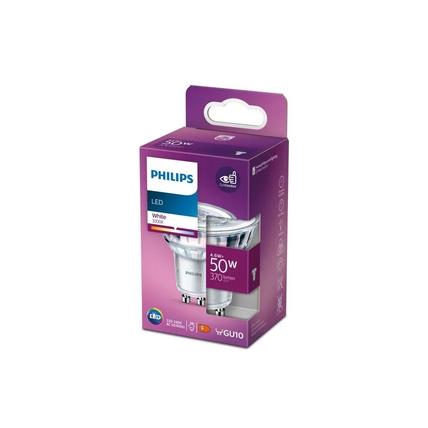 LED-Lampe Philips PAR16 GU10/4,6W/230V 3000K