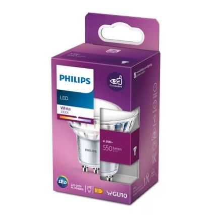 LED-Lampe Philips PAR16 GU10/4,9W/230V 3000K