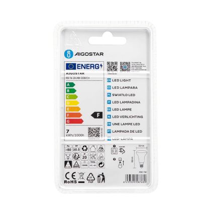 LED-Lampe R50 E14/7W/230V 3000K - Aigostar