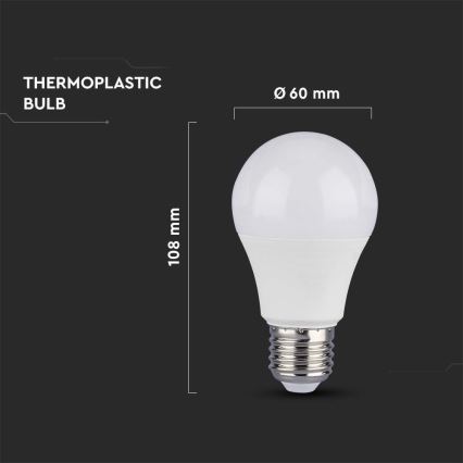 LED-Lampe SAMSUNG CHIP A60 E27/8,5W/230V 3000K