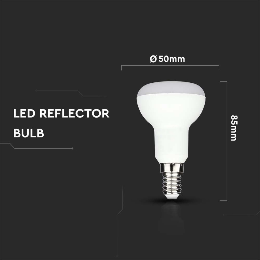 LED-Lampe SAMSUNG CHIP R50 E14/4,8W/230V 6500K