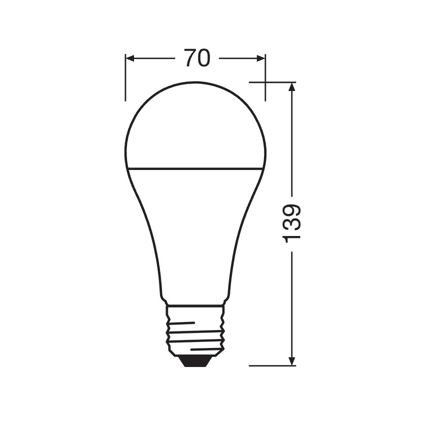 LED-Lampe STAR E27/19W/230V 6500K - Osram