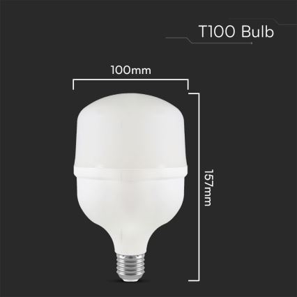 LED Lampe T100 E40 E27/30W/230V 6500K