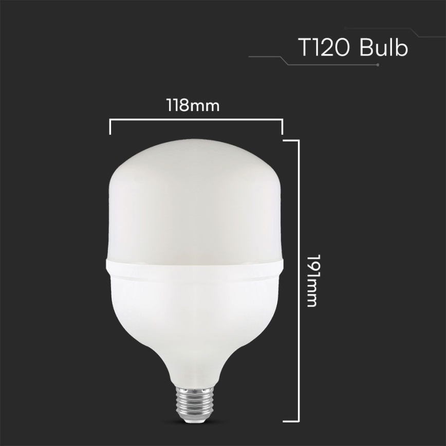 LED-Lampe T120 E27/40W/230V 6500K