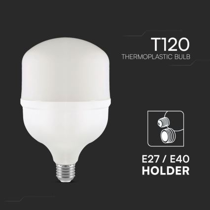 LED-Glühbirne T120 E40 E27/40W/230V 4000K