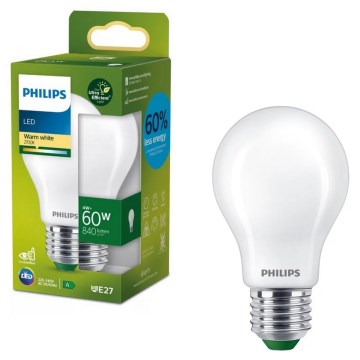 LED-Lampe ULTRAEFFICIENT Philips A60 E27/4W/230V 2700K