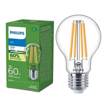 LED-Lampe ULTRAEFFICIENT VINTAGE Philips A60 E27/4W/230V 3000K