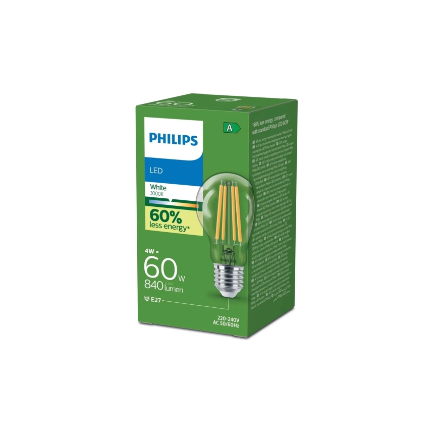 LED-Lampe ULTRAEFFICIENT VINTAGE Philips A60 E27/4W/230V 3000K