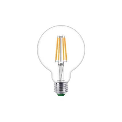 LED-Lampe ULTRAEFFICIENT VINTAGE Philips G95 E27/4W/230V 2700K