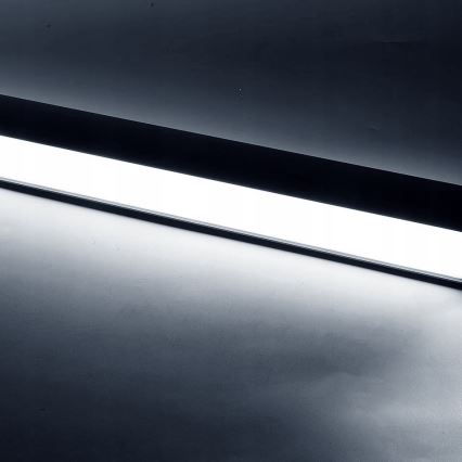 LED-Leuchte an Seil/aufgesetzte Montage LED/44W/230V 6000K 120 cm schwarz