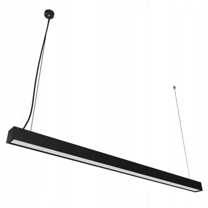 LED-Leuchte an Seil/aufgesetzte Montage LED/44W/230V 6000K 120 cm schwarz