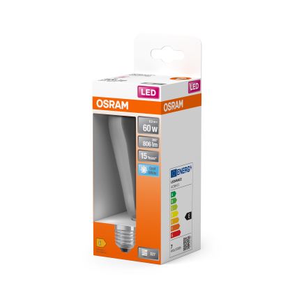 LED-Leuchtmittel CLASSIC FILAMENT E27/6,5W/230V 4000K - Osram