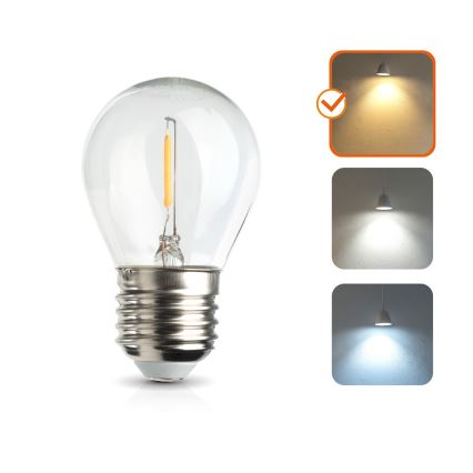 LED-Leuchtmittel E27/1,3W/230V 2700K