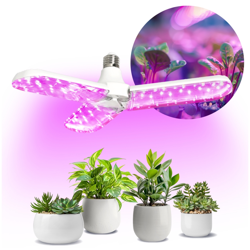 LED-Leuchtmittel für die Pflanzenzucht PLANTY E27/24W/230V 1200K