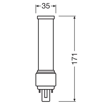 LED-Leuchtmittel G24d-3/9W/230V 4000K - Osram