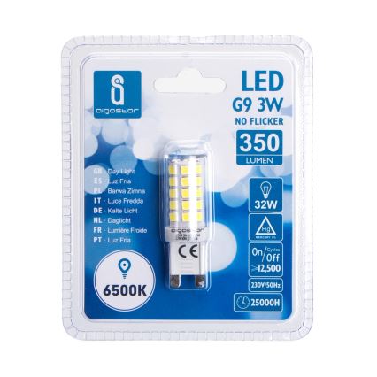 LED-Leuchtmittel G9/3W/230V 6500K - Aigostar