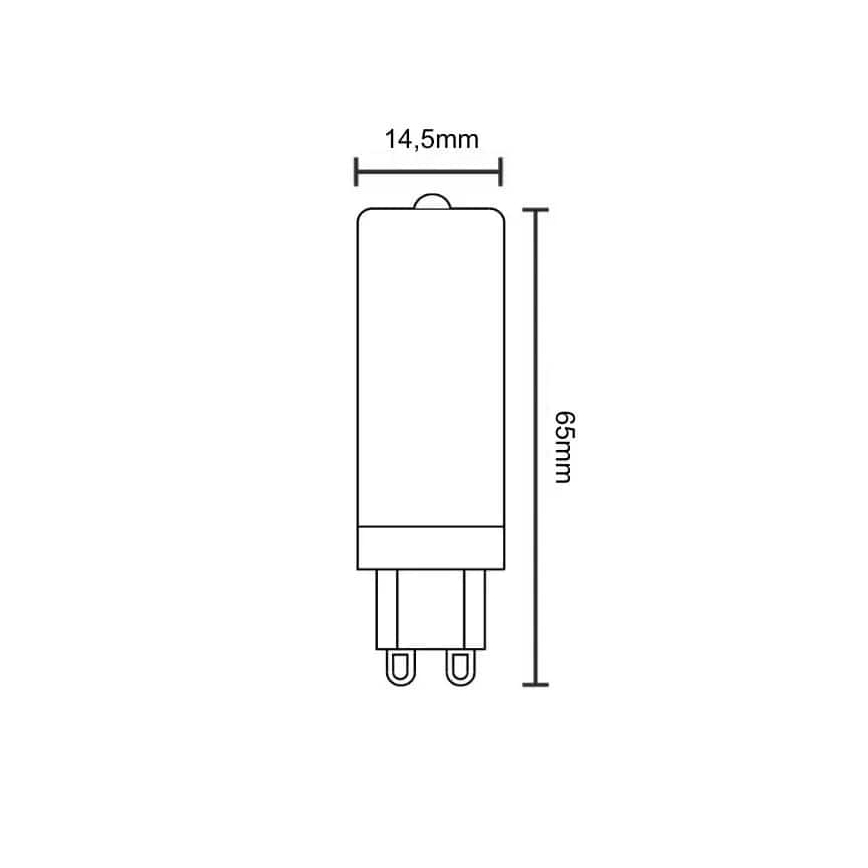 LED-Leuchtmittel G9/4W/230V 2800K