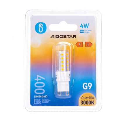 LED-Leuchtmittel G9/4W/230V 3000K - Aigostar